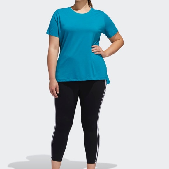 🆕ADIDAS 3-STRIPES 7/8 Tights 🌟 Plus Sizes 🌟 - Picture 10 of 16